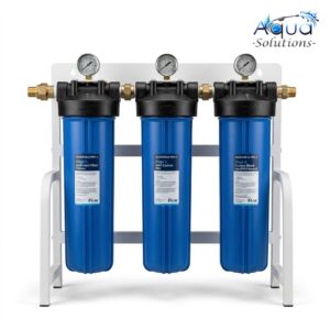 3 Stage 20 Inch Jumbo Water Filter - Aqua Solutions